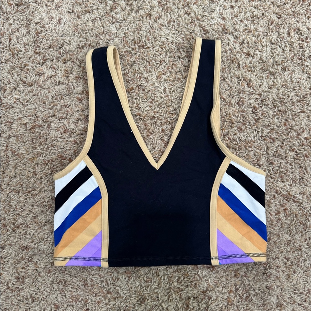 Free People V-Neck Workout Top